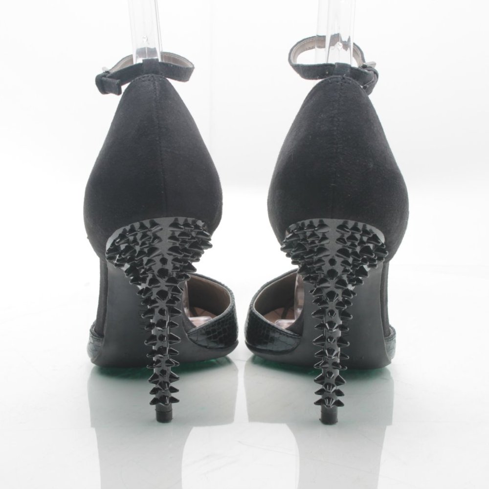 Sam & Libby D'Orsay Stiletto Heels Women 8 Faux Leather Pointed Toe - Picture 8 of 16
